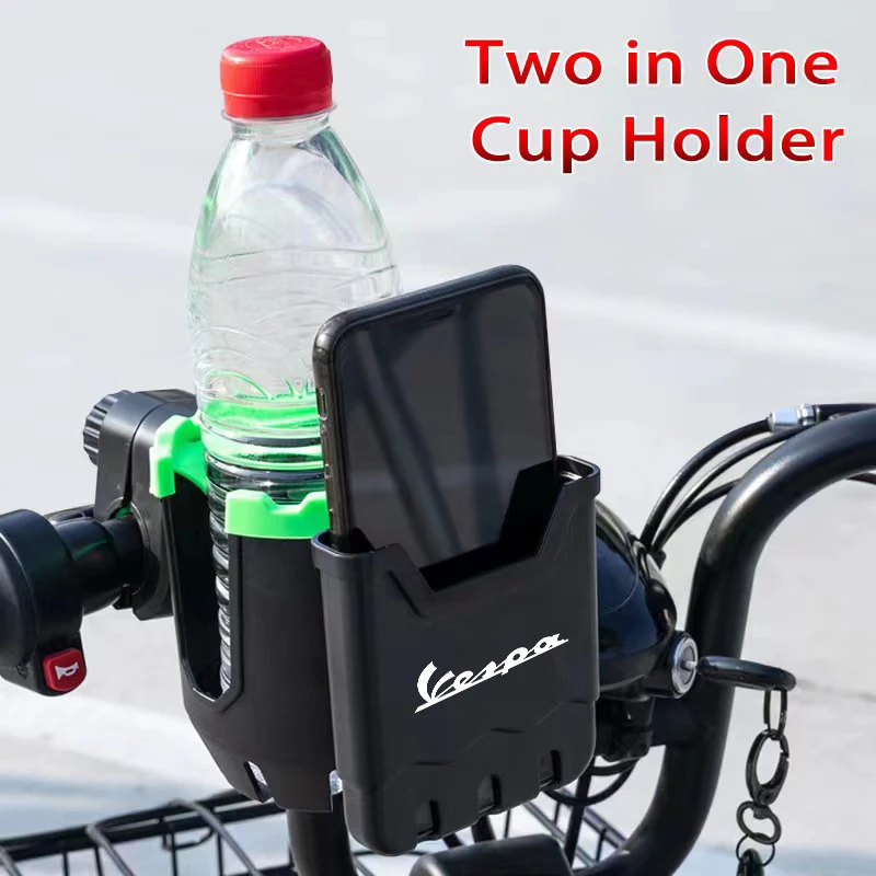 Motorcycle Cup Holder Universal Drink Holder Bike Water Cup Bottle Holder for Vespa Piaggio Primavera Sprint 150S GTS GTV LX 60