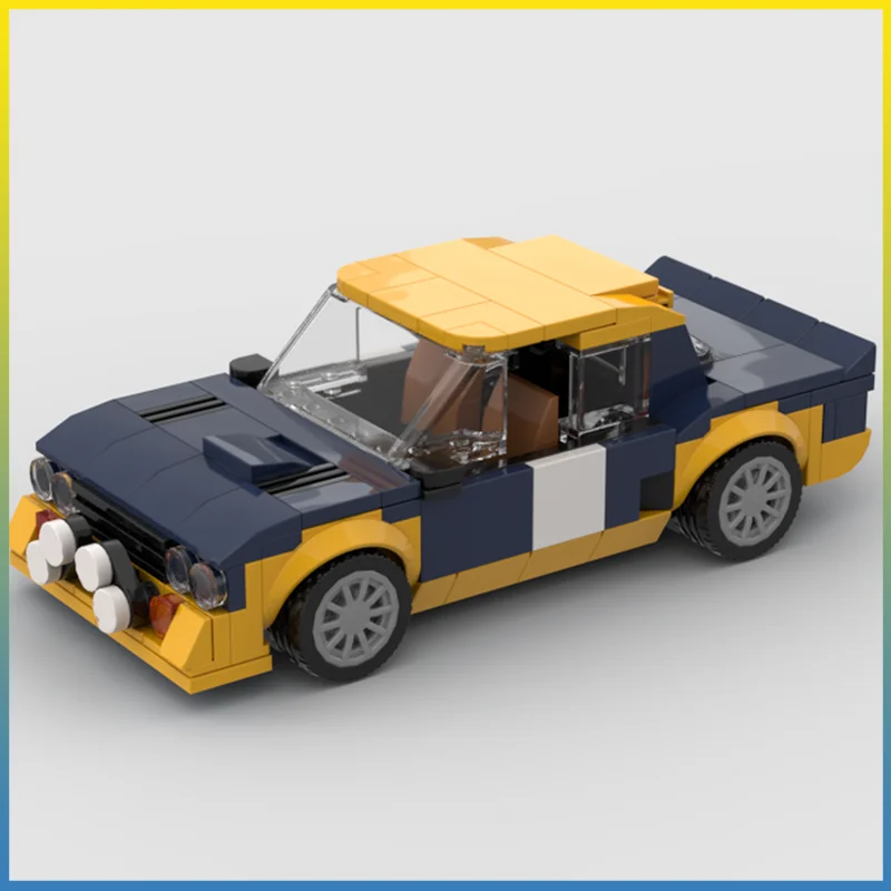 

MOC 1977 131 Раллийный город Скорость Чемпионы Гонщик Автомобили Спортивный автомобиль Строительные блоки Moc Креативные гаражные игрушки Рождественский подарок ребенку