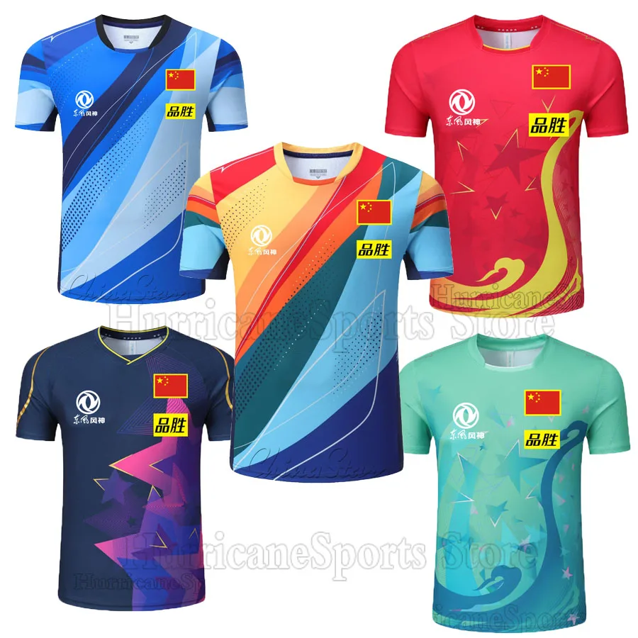 Custom 2025 New China Team Table Tennis Shirts Shorts Men Women Children Badminton T Shirt Table Tennis Jerseys Sport Kits