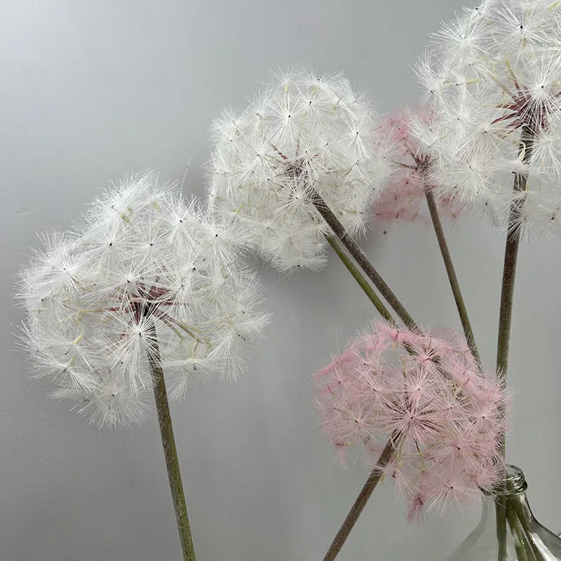 محاكاة التصوير الفوتوغرافي زهرة الهندباء فرع كبير، غرفة المعيشة الديكور زهرة اصطناعية #3