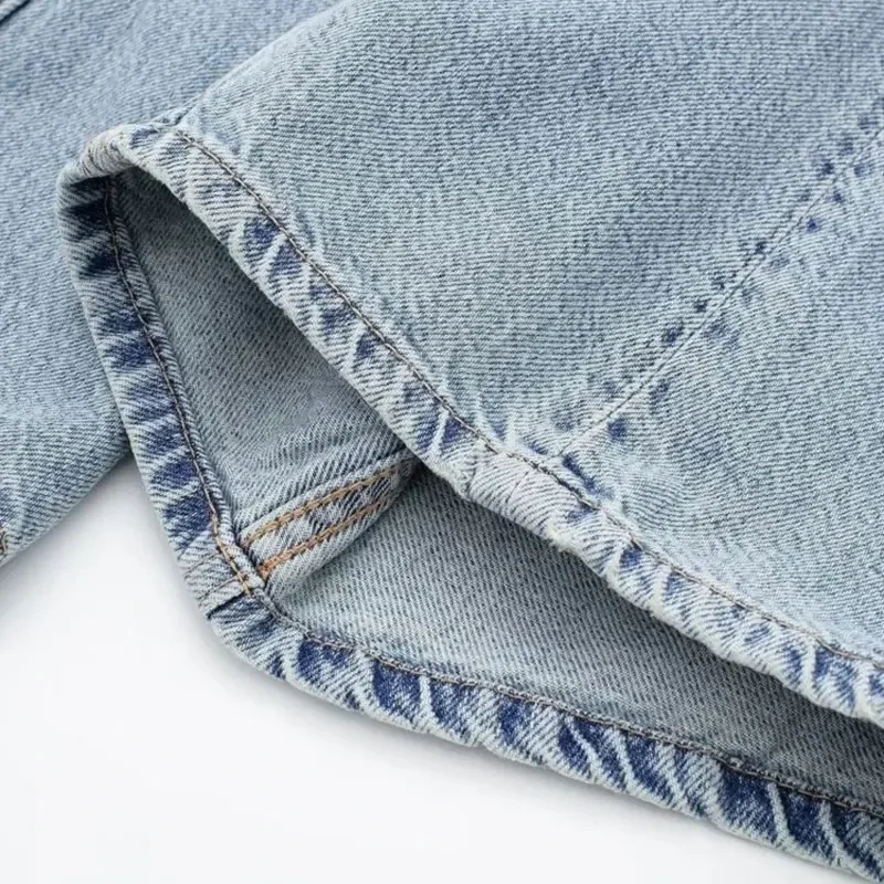 Frauen Denim Overall sexy ärmellose schulter freie Jeans anzüge Knopf dekoration gerade volle hohe Taille breites Bein Spiel anzüge