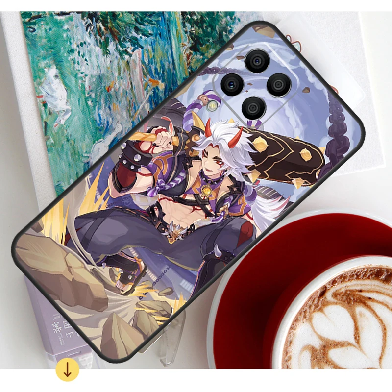 Genshin Impact Arataki Itto Case For Samsung Galaxy M20 M31 M51 M12 M32 M52 M13 M23 M33 M53 M30s M31s M14 M34 M54 Cover