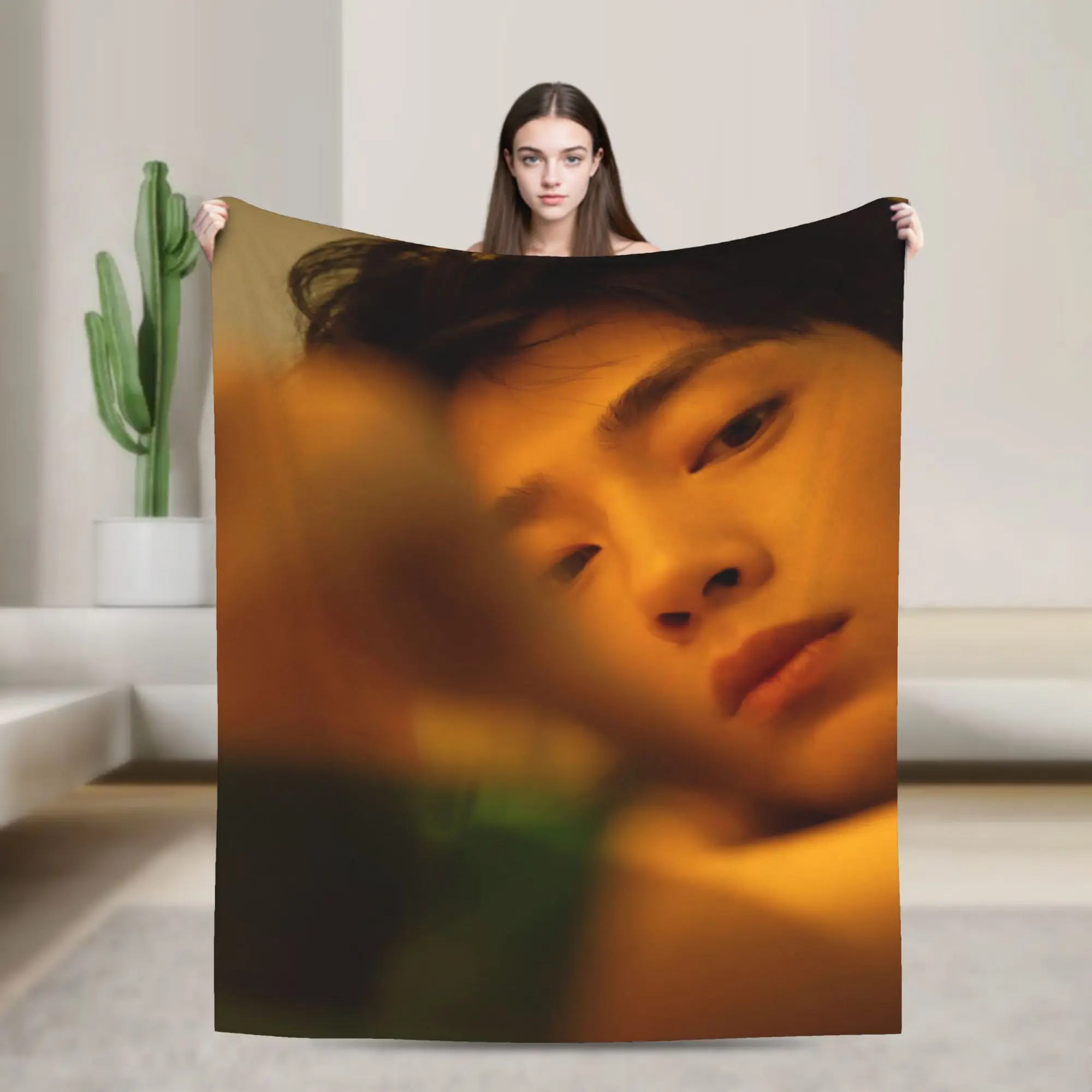 New The Early Spring jing boran Blankets Lightweight Thin Fleece  Relax Throw Blanket Machine Washable