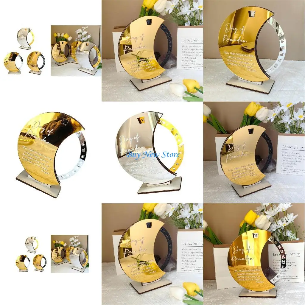 

20CE Eid Countdown Calendar Desk Calendar, Rotating Countdown Calendar