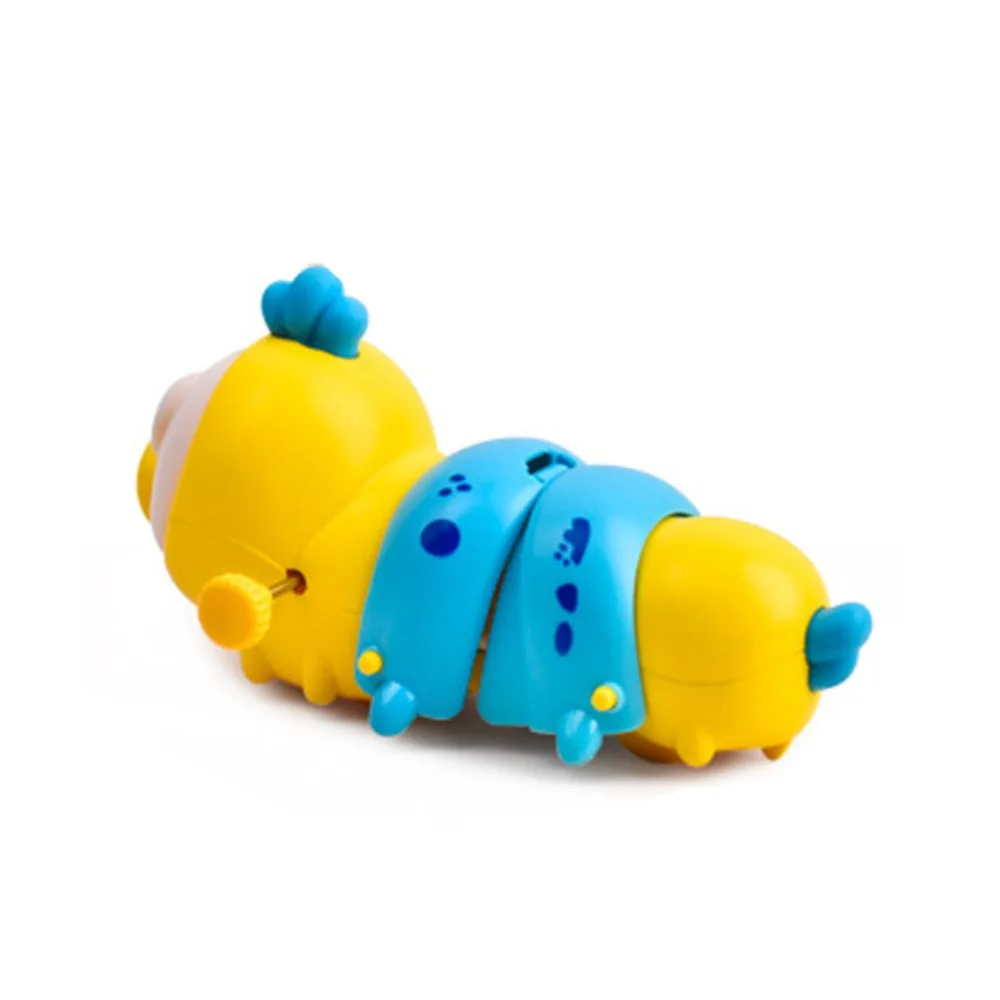 Enrolamento de corrente caterpillar quebra-cabeça enrolamento brinquedo correndo balançando telescópico rastejando caterpillar brinquedo animal móvel