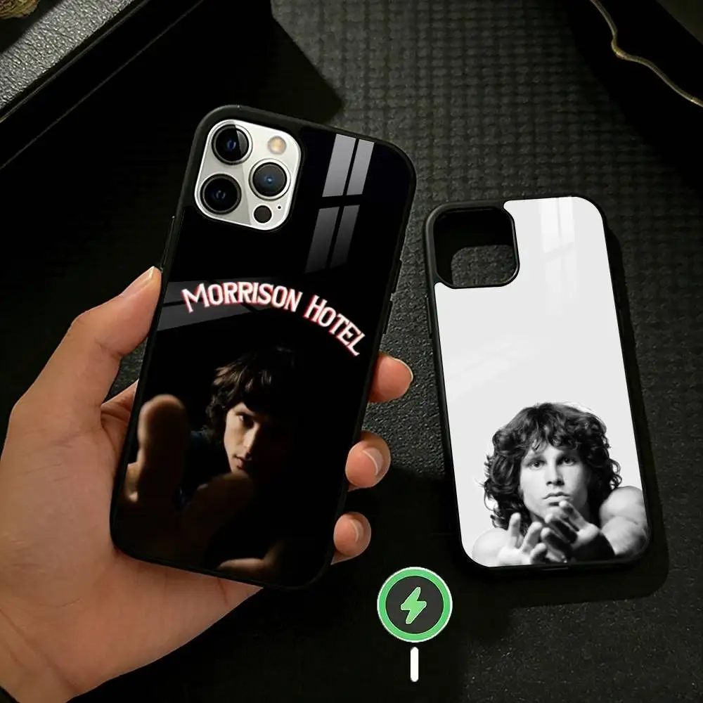 

The Doors Jim M-Morrison Phone Case For iPhone 17,16,15,14,13,12,Plus,Pro,Max For Magnetic Wireless Charge