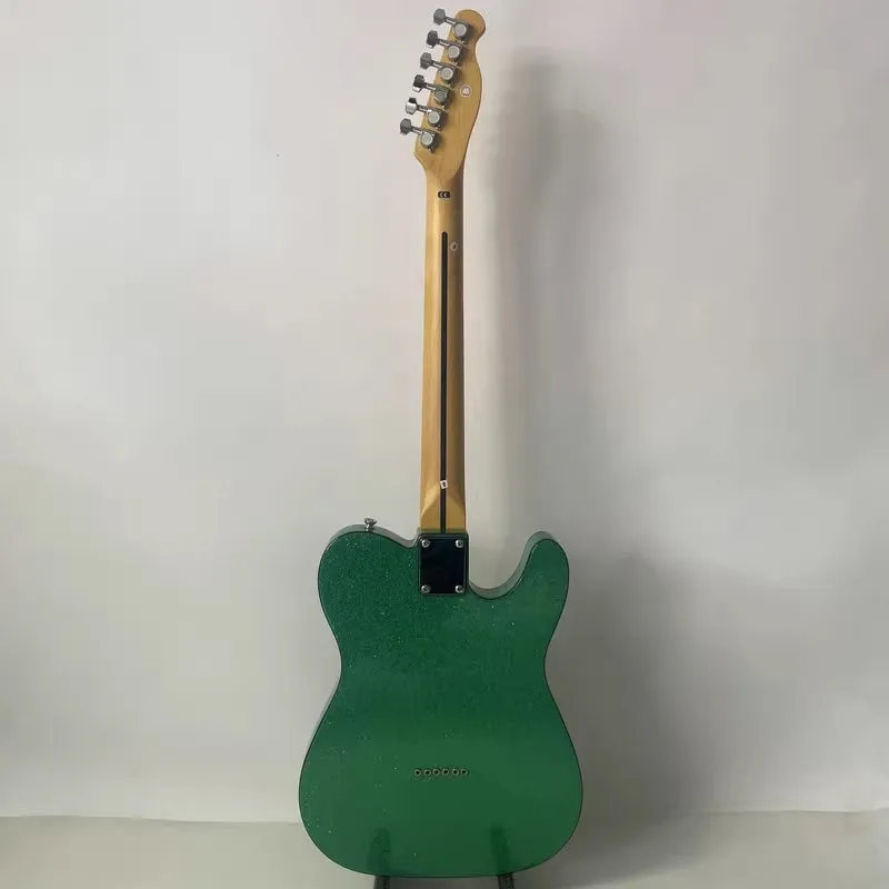 A102 Left Hand Tele Electric Guitar Quincy Genuine Green Spark Metallic Color Maple Neck+Fingerboard Authorised Stock Guitars