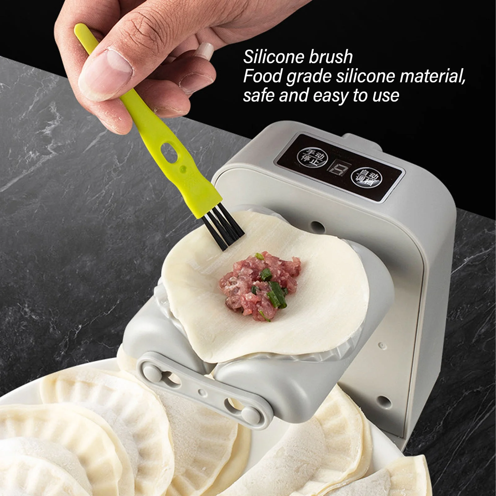 Automatic Electric Dumpling Maker Non Stick Coating Presses Dumpling Wrappers Molds Dumplings for Home Kitchen Empanada Ravioli