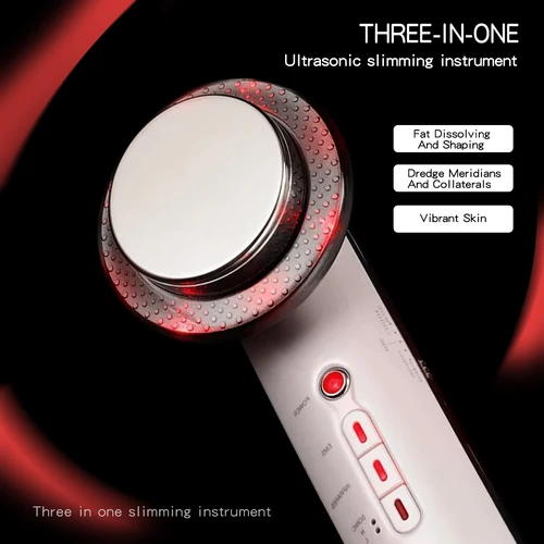 Imagen 2 del producto Máquina de belleza de cavitación ultrasónica para estiramiento facial, masajeador adelgazante corporal con ultrasonido infrarrojo EMS, quemador de grasa, dispositivo antiarrugas