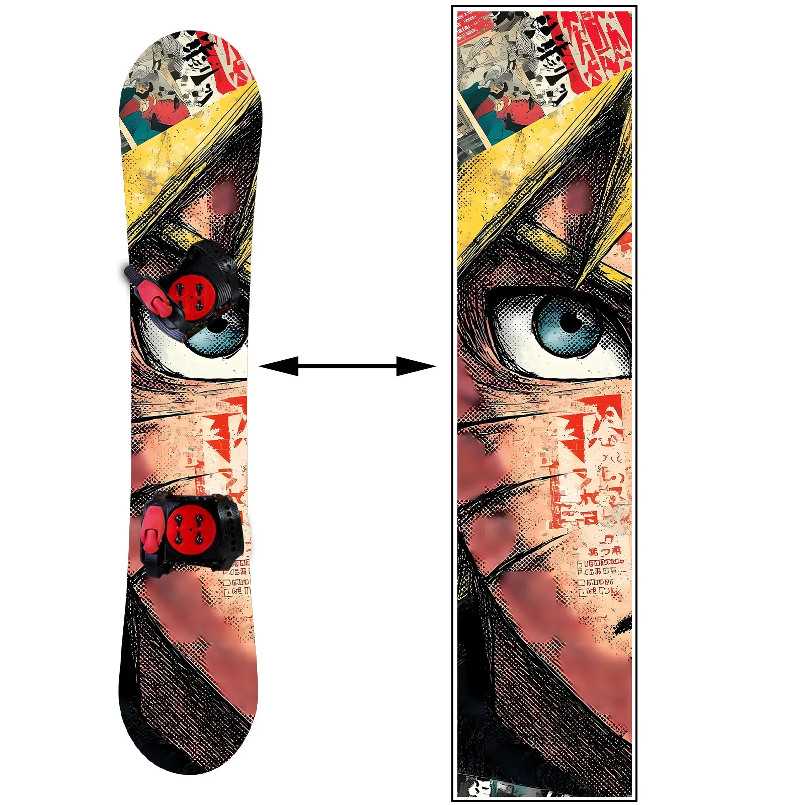 

1 piece, Ninja, Trend Snowboard Sticker, Snowboard Personality Decoration Sticker, Snowboard Sticker, Snowboard Decoration