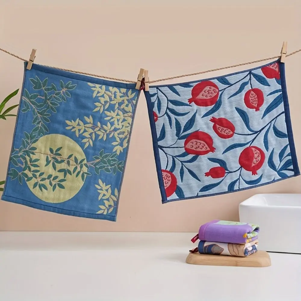 34x40 cm Grande Asciugamano Asciugamano da cucina 4 strati di garza di cotone Puro cotone Piatto Panno Asciugamano da tè decorativo ad asciugatura rapida Casa Ristorante