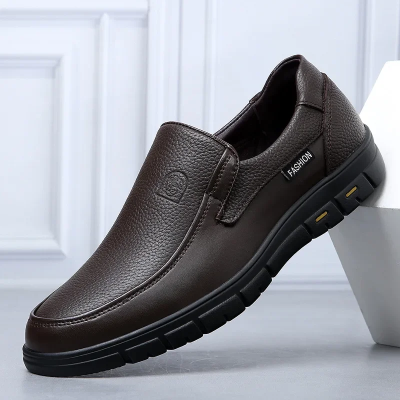 Men Leather Shoes New Genuine Leather Handmade Shoes Casual Shoes for Men Outdoor Footwear Loafers Breathable Sneakers Zapatos