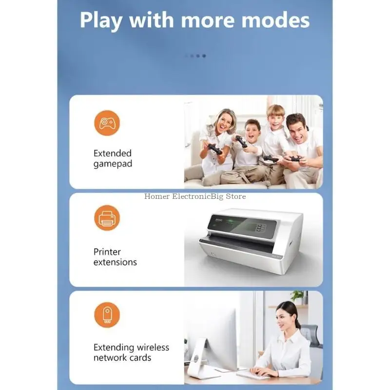 USB to USB Extension Cable Male to Female Fast Data Cable for Computer