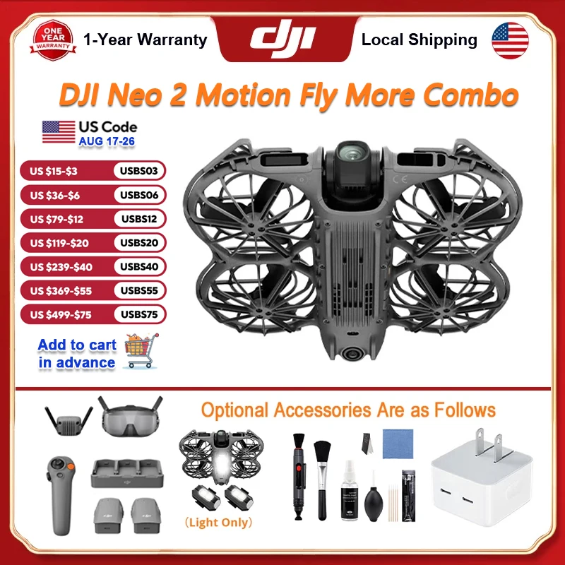 Drone Multispectral - DJI Neo 2 Motion Fly More
