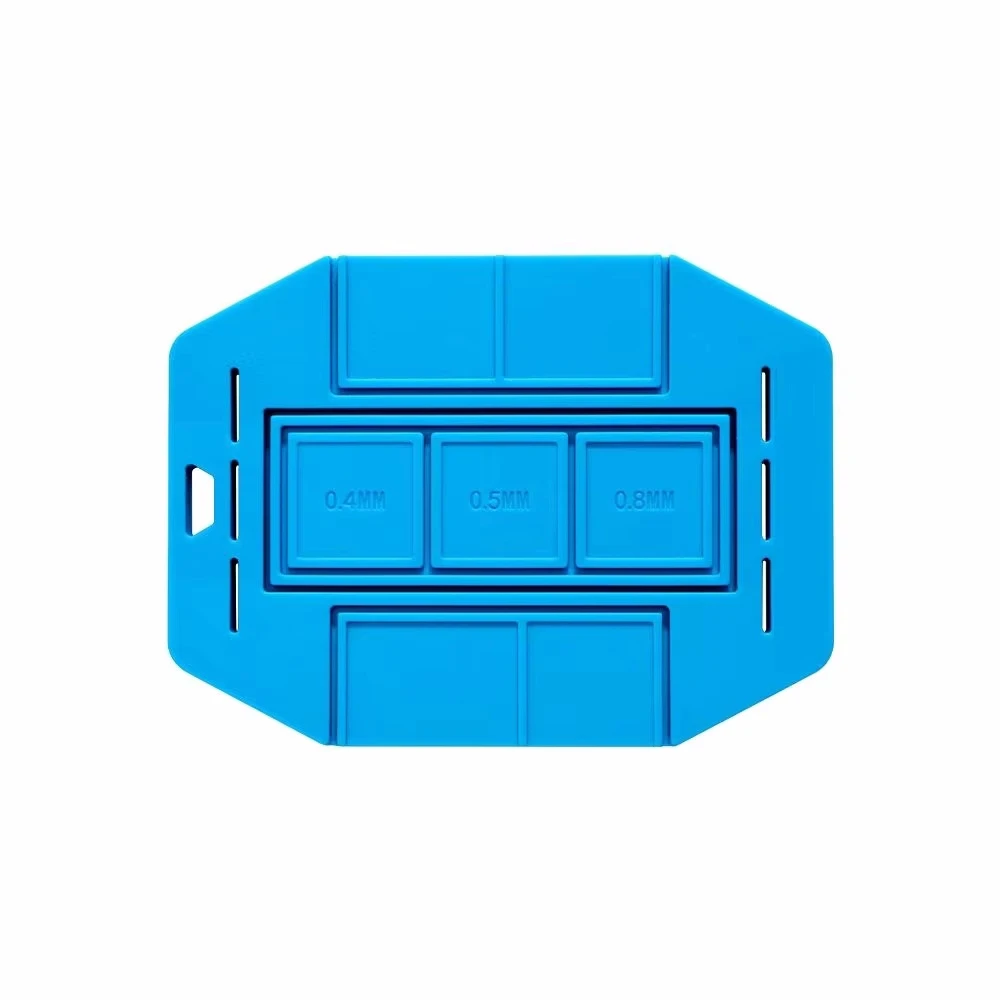 Tappetino isolante in silicone BGA Base magnetica per stencil BGA universale per set di strumenti di reballing BGA per saldatura di chip IC CPU