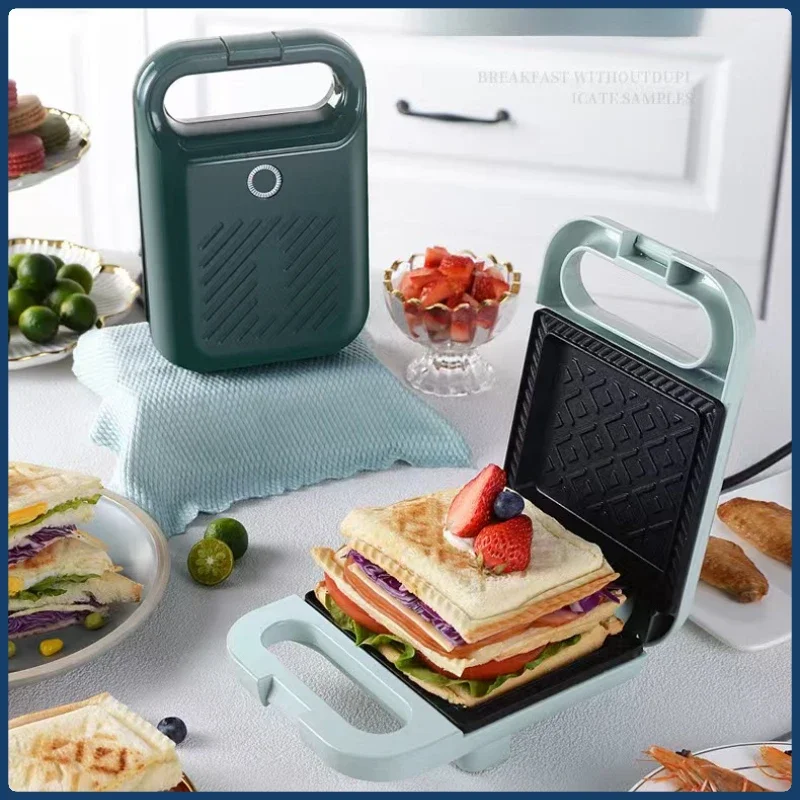 

New Small Sandwich Breakfast Machine Toast Bread Maker Multi-Purpose Waffle Maker