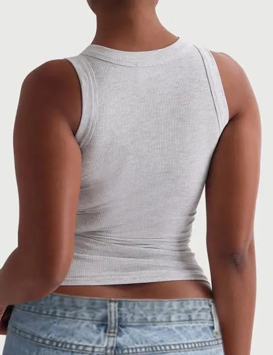 

Summer Women's Yoga Versatile Off Shoulder Sleeveless T-Shirt Vest Female Daily Clothing New Fashion Sports Slimming Tank Top