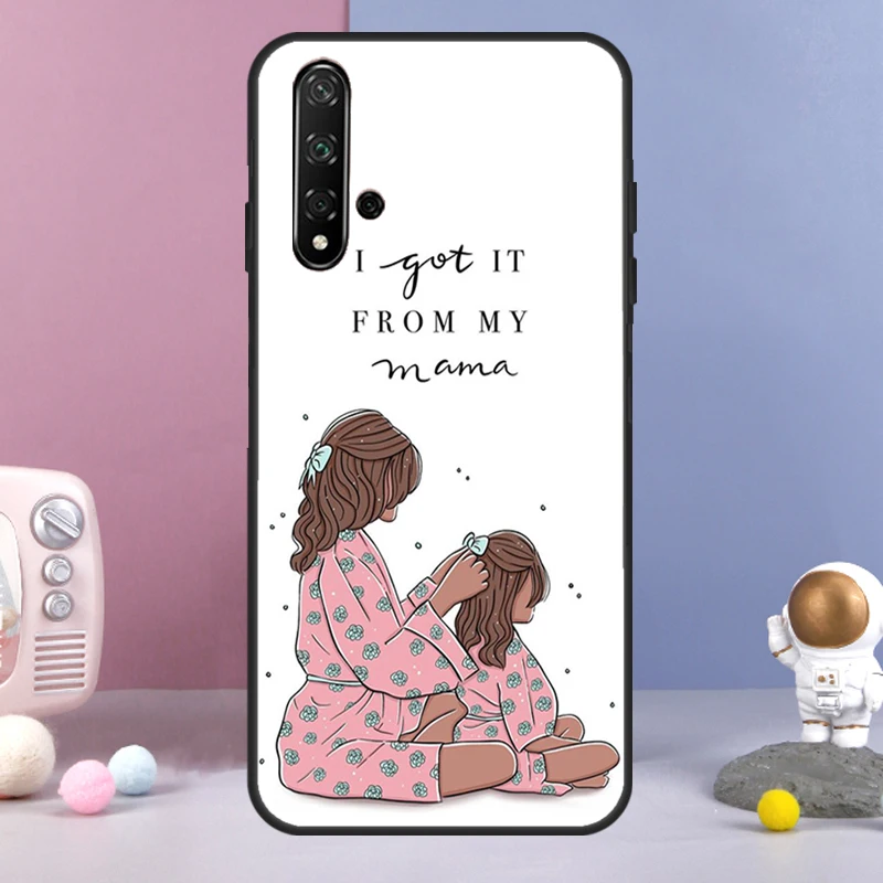 أمي ابنة فتاة ابن أبي لهواوي نوفا 11 برو 9 10 SE Y60 Y70 Y90 Y61 Y91 Y73 Y72 12i 11i 8i P20 P40 P30 لايت