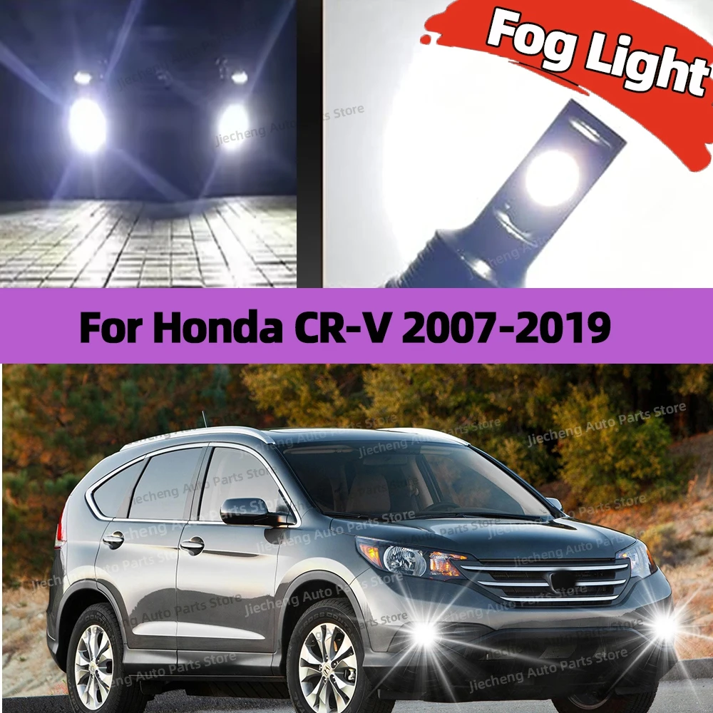 

2x H11 H8 Led Fog Lights Headlight Canbus H16 H9 Car Bulb For Honda CR-V CRV 2007-2019 2008 2009 2010 2011 2012 2013 2014 2015