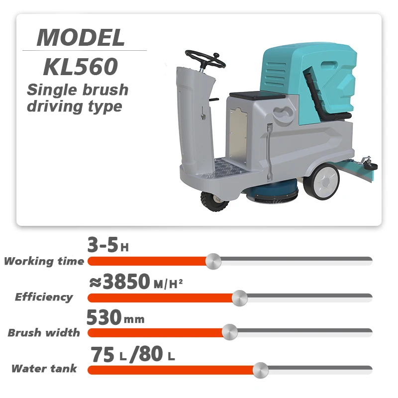 جهاز تنظيف الأرضيات في مصنع معدات التنظيف الصناعية الجديدة مع وقت عمل طويل وضجيج منخفض