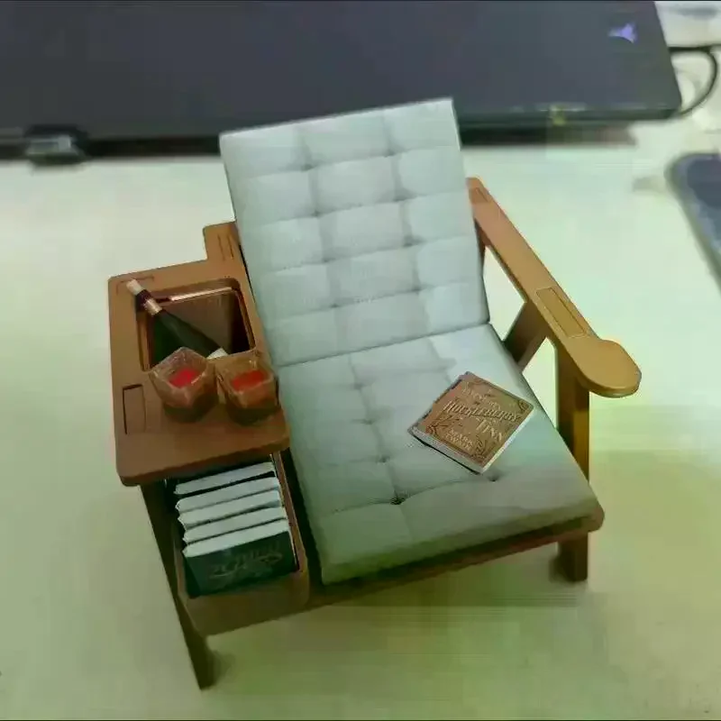 

1 Set 3d Printed Lounge Furniture 1/12 Scale Miniature Reading Chair Model For Diorama Dollhouse Desktop Ornament Home Decor