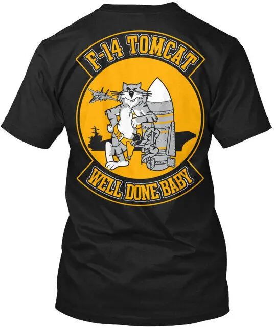 F-14 Tomcat-well Done Baby - Tomcat Well T-Shirt long sleeves