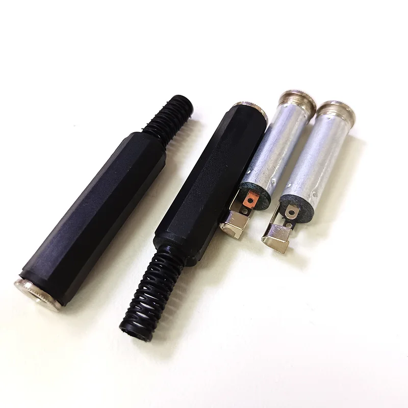 4 أنواع الصوت أحادية/ستيريو المعادن 6.35 مللي متر 6.5 أنثى 1/4 "مقبس وصلة مرفاع التوصيل لحام ملحومة محول 6.35 مللي متر ل KTV v #4