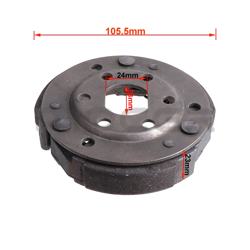 Clutch Shoe Clutch Pate For GY6 49cc 50cc 80cc Gas Scooter 139QMB 139QMA Engine Moped ATV Quad