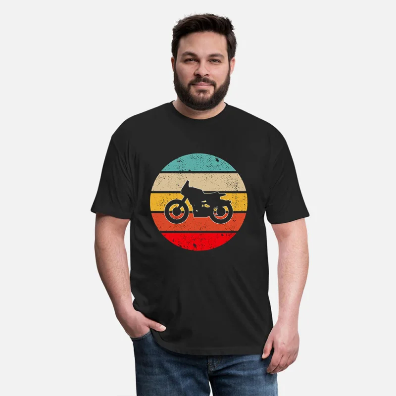 

0415 Retro Motorcycle Gift t shirt for Cafe Racer Full Of Spee Graphic clothes 100% cotton printed tee All size Tops S-6XL