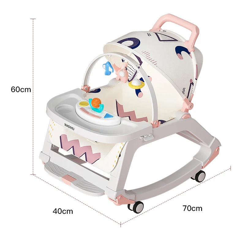 Baby Schommelstoel Multifunctionele Cradle Pasgeboren Slapen Artefact Met Baby Huishoudelijke Multifunctionele Schommelstoel Bed