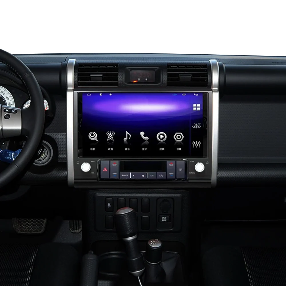 

ЖК-панели для Toyota FJ Cruiser, Android, многофункциональные умные кластеры инструментов, Аксессуары для GPS