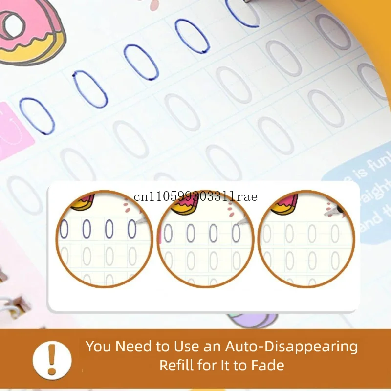 Preschool Magic Dotted Calligraphy Book Stroke By Stroke Tracing for Early Enlightenment