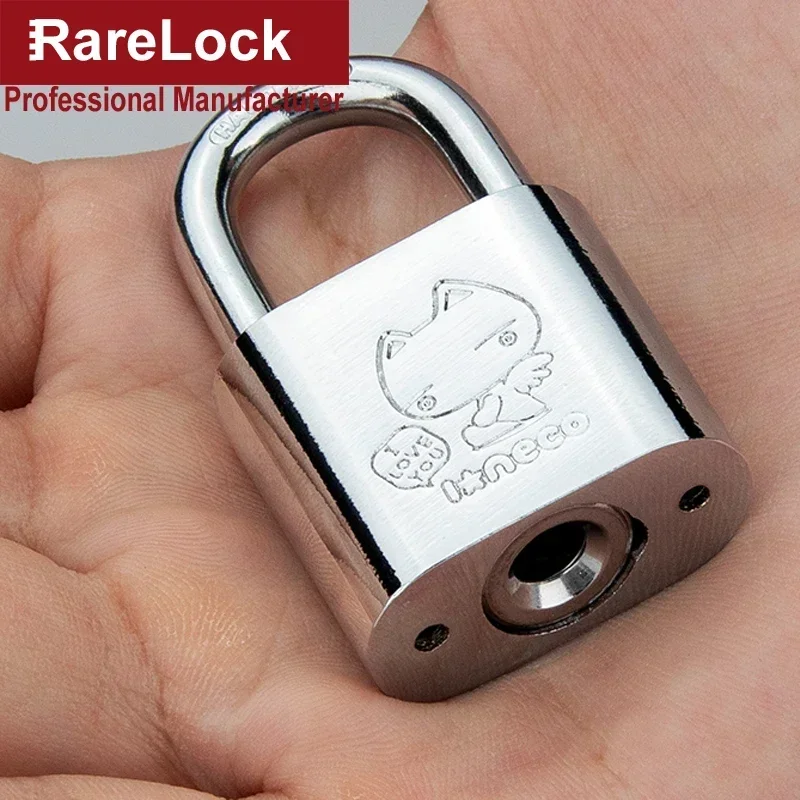 Mini Cartoon Padlock 30mm for School Locker Drawer Travelling Box Sport Luggage Bag Backpack Handbag DIY Rarelock MS288 G