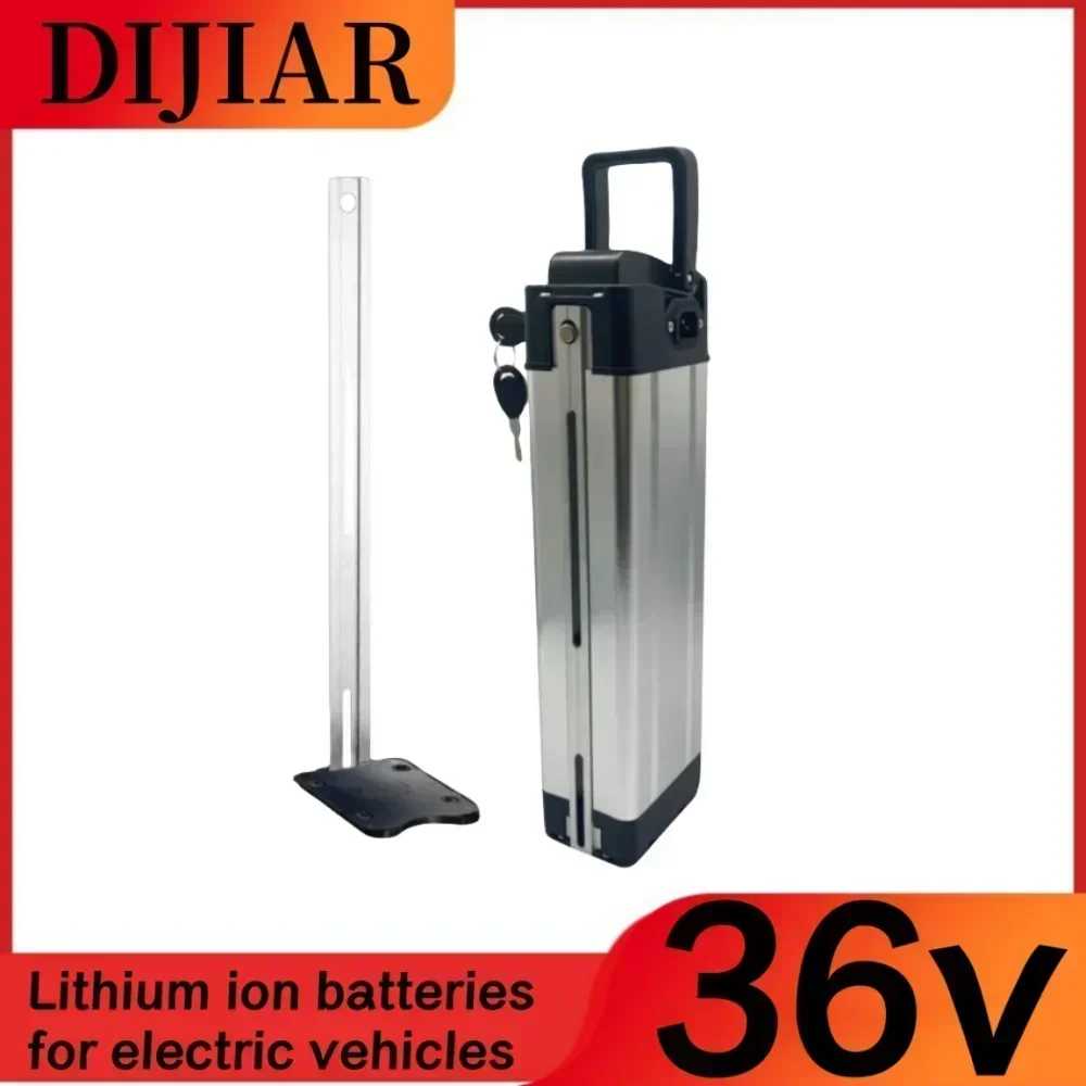 2024 New 36V Lithium Battery Silver Fish 36v20ah30ah Suitable for 250-800W Universal Large Capacity Long Range