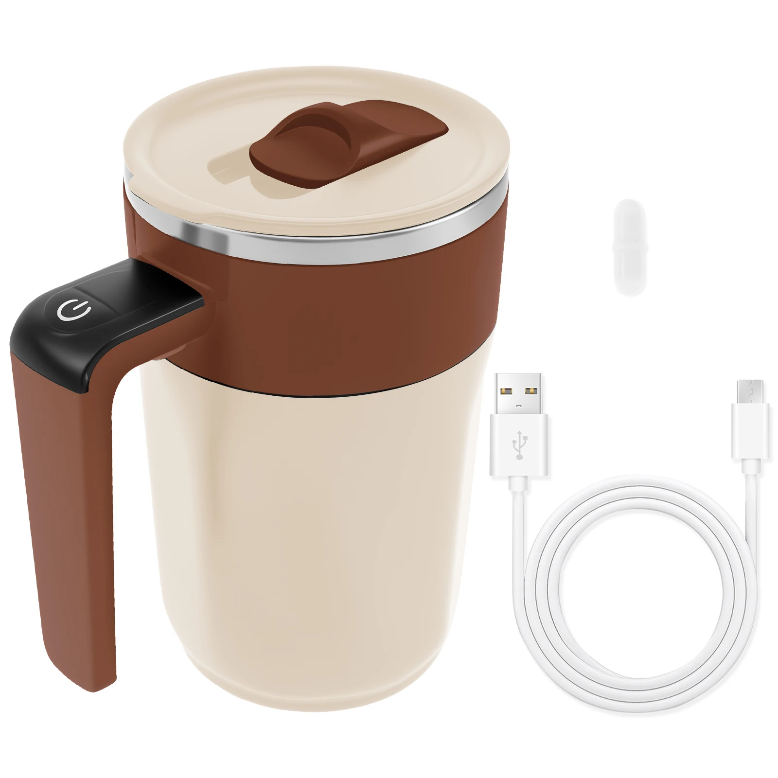 

Automatic Stirring Cup Mug Electric Mixing Cup Portable Coffee Electric Stirring Stainless Rotating Magnetic Home Drinking Tools