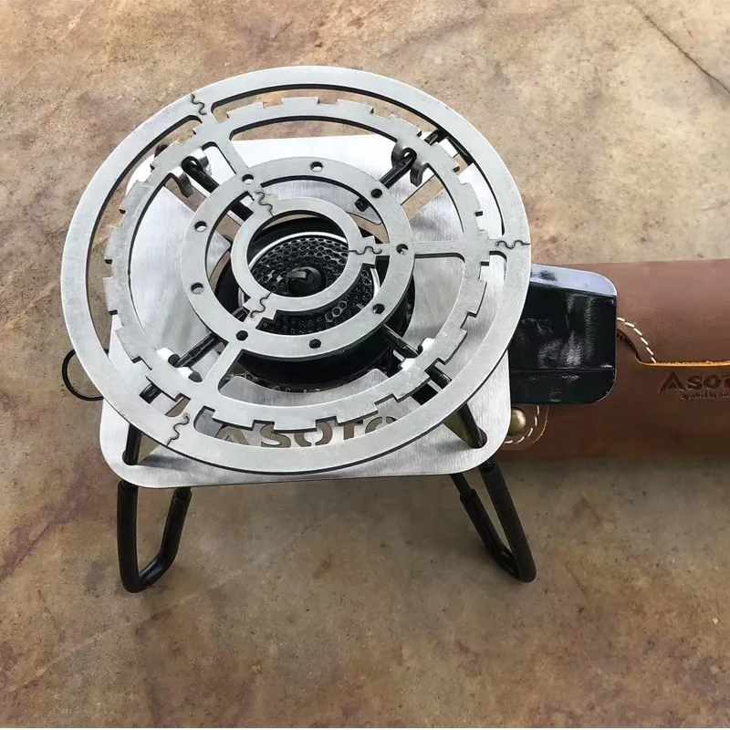 Outdoor Camping Burner Holder Portable Fixing Rack Furnace Frame Spider Stove Accessories for 3-jaw 4-jaw Stoves Picnic Cooking - Image 2