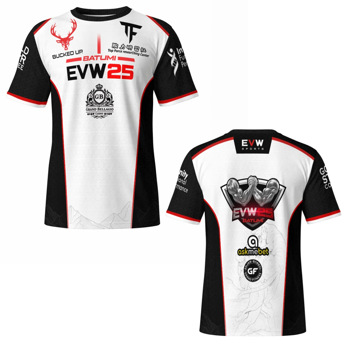 The East VS West Series 26 To 16 Armwrestling T-Shirt DRAGON DREAM Sports Jersey Men's Breathable Quick Dry Fitness Gym Tee Top