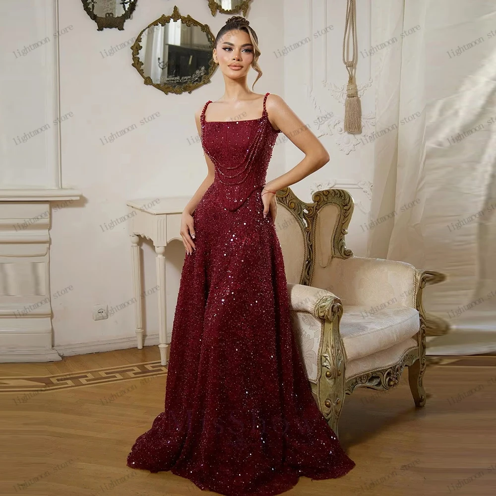 Charming Evening Dresses Exquisite Prom Dress Beading Appliques Sleeveless Backless Robe Pretty Vestidos De Gala Customized 2026