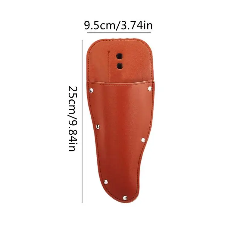 Branch Pruner Sheath Scissor Protective Case for Belt Waist PU Leather Holster Gardening Pruning Shears Cover Scissors Sheath