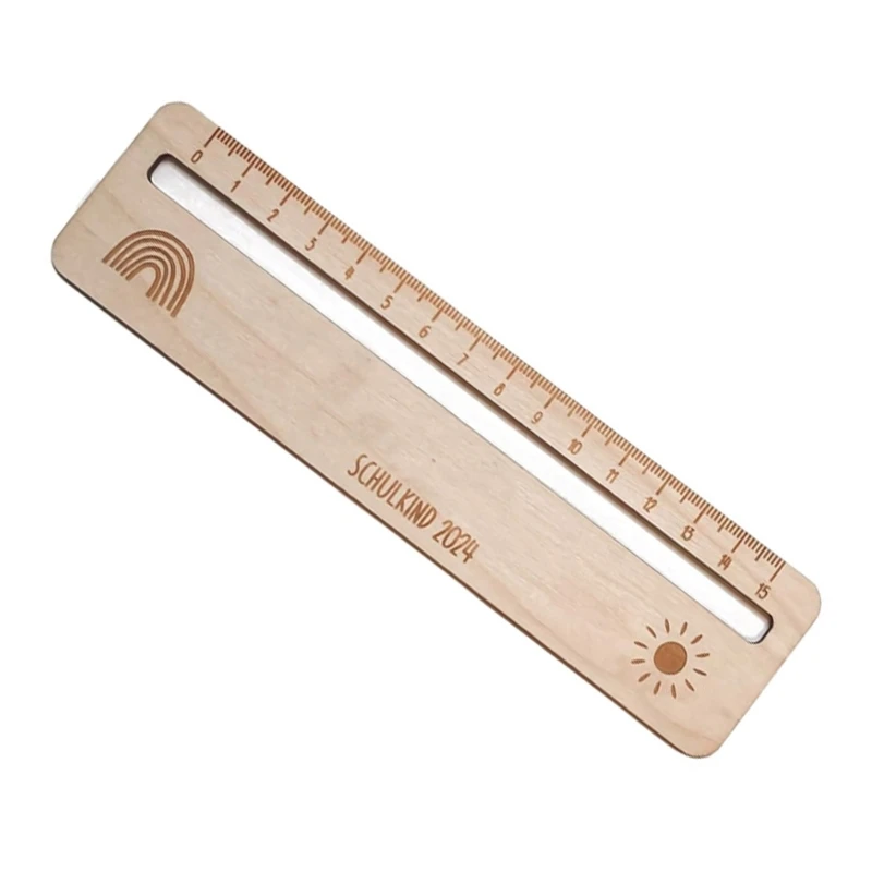 어린이 학습 눈금자 나무 독서 눈금자 어린이 학생을위한 나무 그리기 눈금자