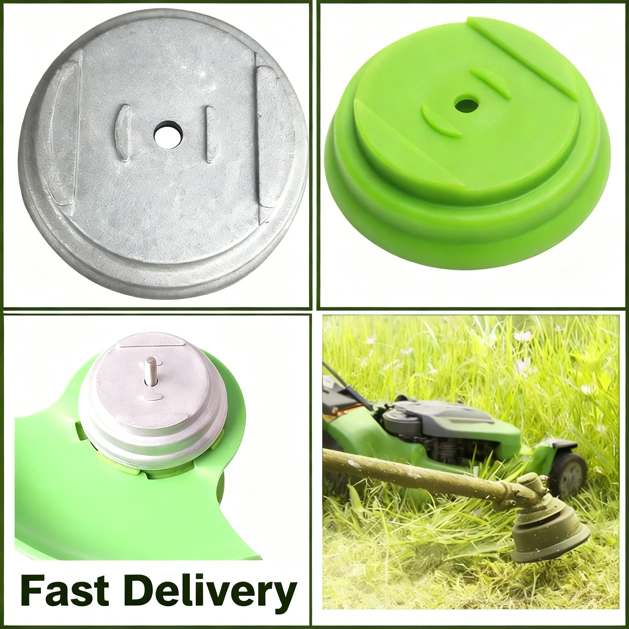 Metal Grass Cover Grass Trimmer Blade Base Brush Cutter Metal Blade Electric Lawn Mower Plastic Blade Base Garden Accessories