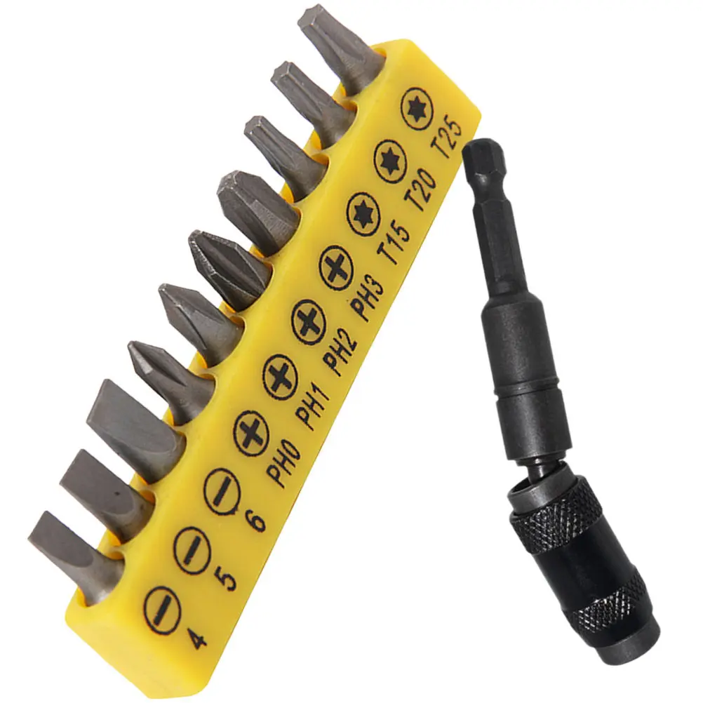 

1Set Hex Shank Flexible Drill Bit Extension Magnetic Pivot Bit Holder Swivel Head for Impact Driver Drill Accessories