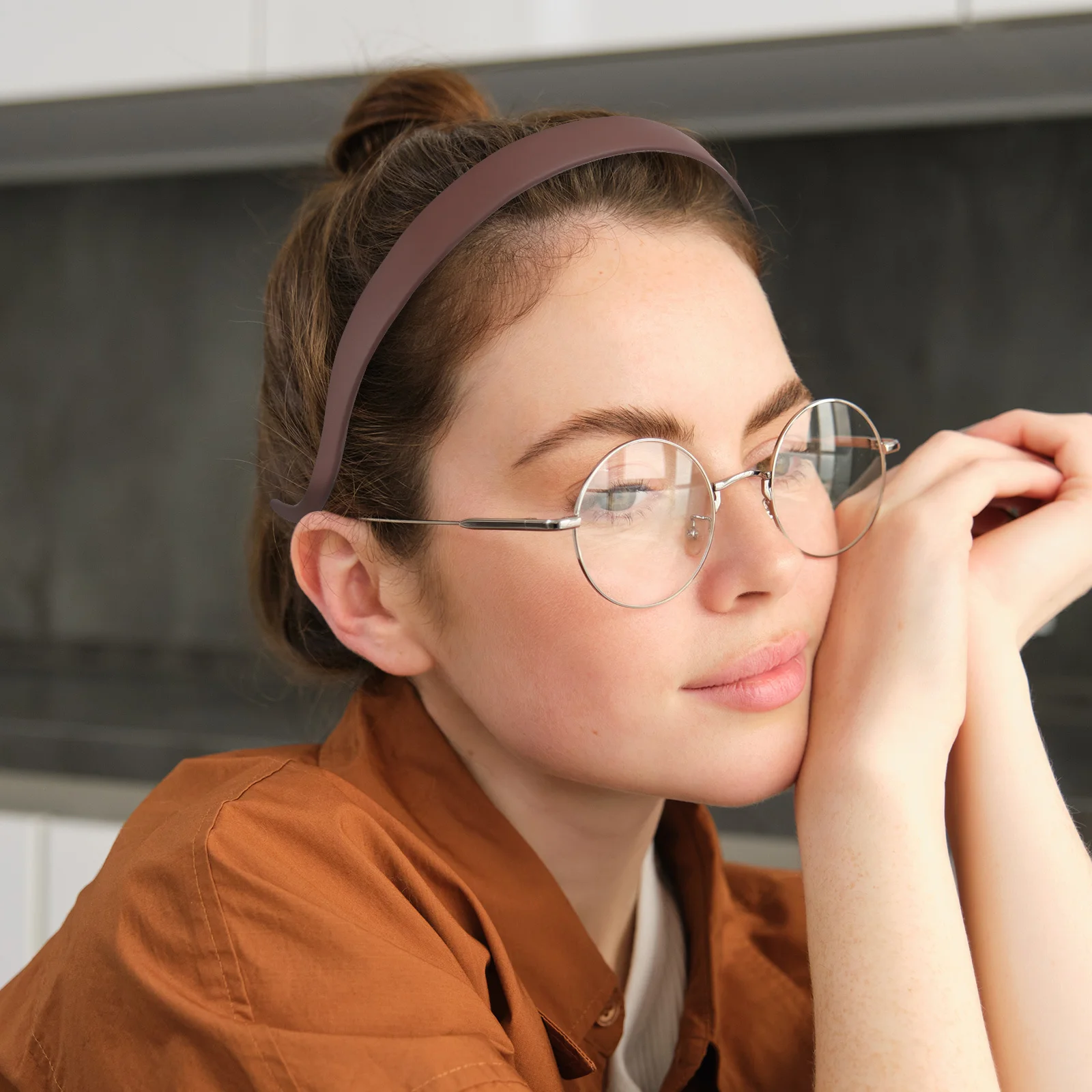 

6Pcs Glasses Headbands Non-Slip Elastic for Women and Girls Lightweight Hairbands for Active Lifestyle Headband Set