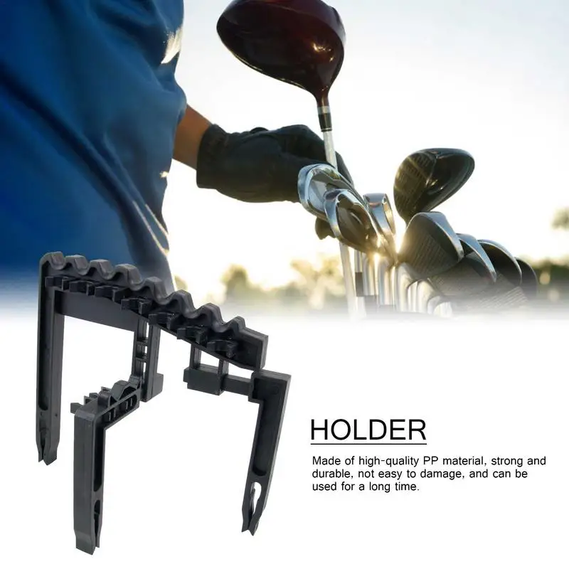 Golf Iron Holder para Bag, Empilhador Organizador de sacos, Empilhador anti-agitar, Acessórios de golfe, Detém 9