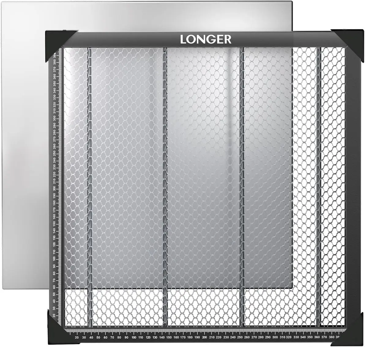 

17.3"x17.3" Honeycomb Laser Engraver Table with Aluminum Plate for Fast Heat Dissipation and Machine Protection