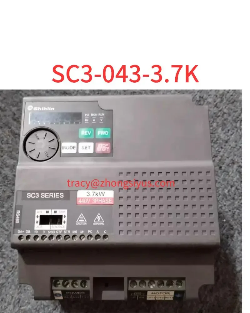 

Used SC3 series inverter, 3KW 380V, SC3-043-3.7K, function package