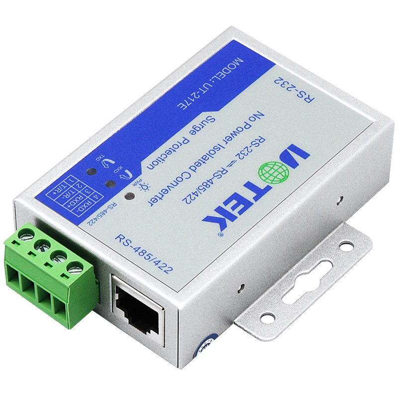 RS232 to RS485/422 Port-Powered Converter with Isolation Passive RS232 to RS485 Converter UOTEK UT-217E