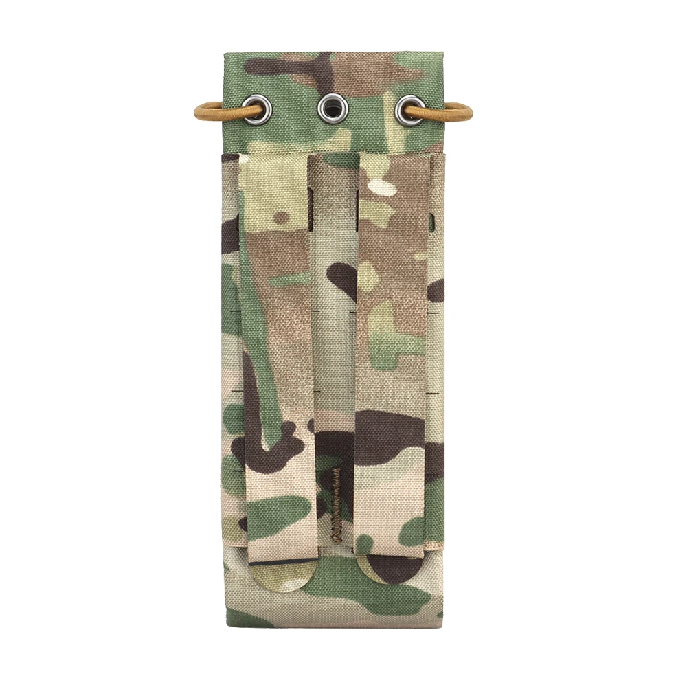 전술 Molle 라디오 워키토키 파우치 허리 가방, MPU5 PRC163 152 148 인터폰 홀스터, 야외 사냥 조끼 액세서리