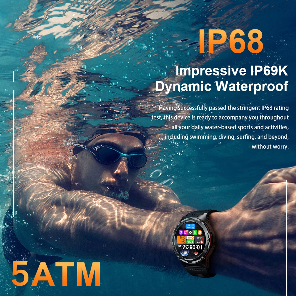 2025 NEW For XIAOMI Outdoor Sports SmartWatch Men NFC GPS Trackr 5ATM Waterproof Infrared Laser Bluetooth Call Health Smartwatch