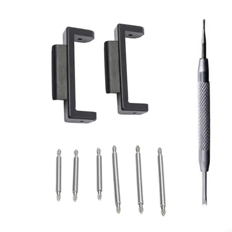 573A Herramienta precisa incluida Conjunto adaptadores para banda reloj inteligente 22 mm, compatibilidad unisex